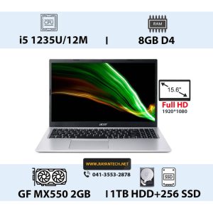 لپ تاپ ایسر مدل (Acer Aspire A315-58G (i5,8G,1TB+256G-2G
