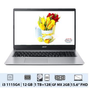 لپ تاپ ایسر مدل Acer ASPIRE A315-58G i3-12-1-128-2G