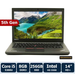 لپ تاپ لنوو Lenovo ThinkPad T450 i5-8-256-Intel