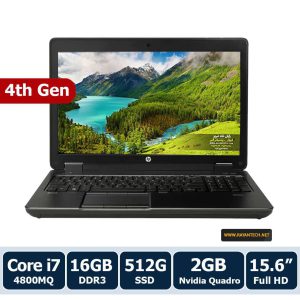 لپ تاپ استوک اچ پی HP ZBook 15 G1 i7-16G-512G-2G