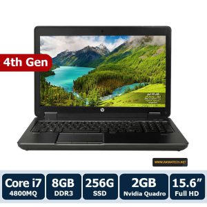 لپ تاپ استوک اچ پی HP ZBook 15 G1 i7-8G-256G-2G