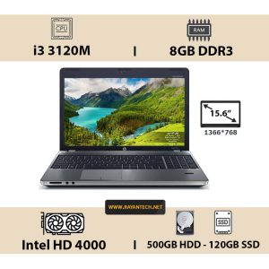 لپ تاپ استوک اچ پی HP ProBook 4540S i3-8G-120G-500G-Intel