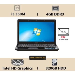 لپ تاپ استوک ایسوس ASUS A52F i3-4G-320G-Intel